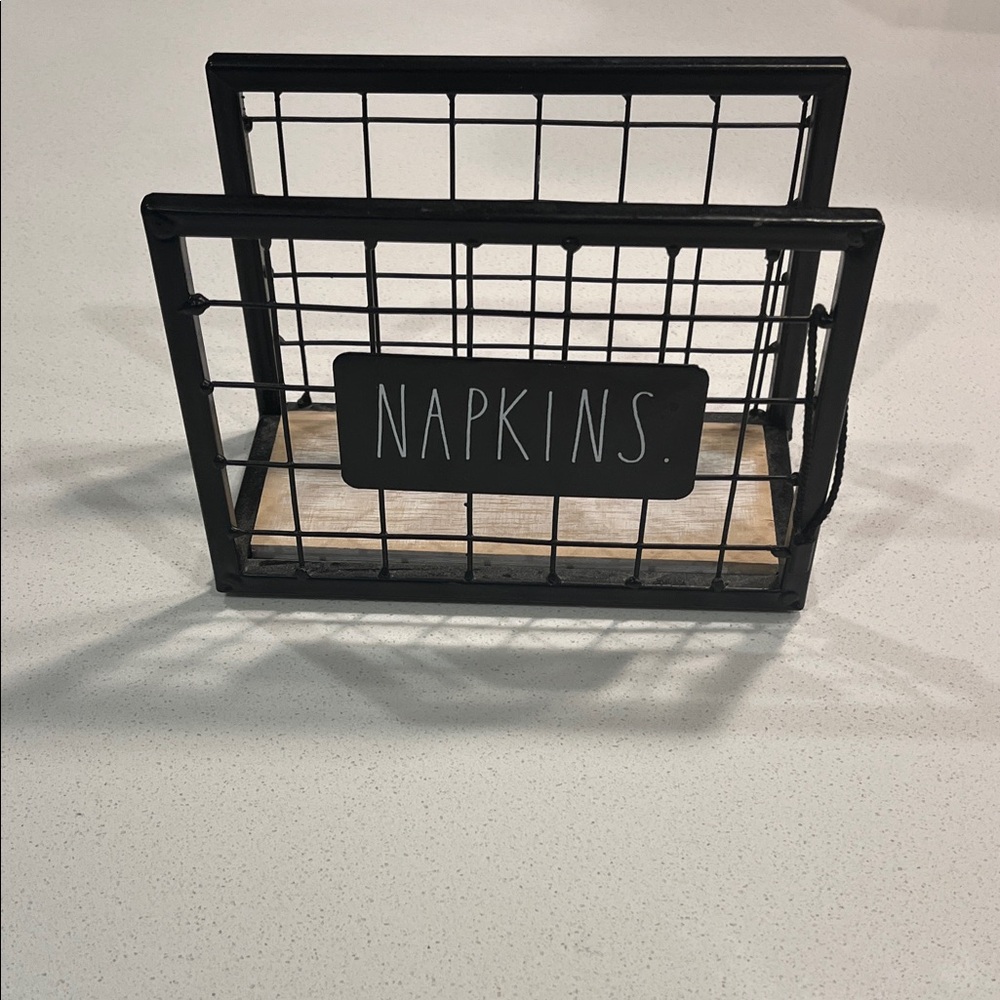 Rae Dunn Black Wire Napkin Holder